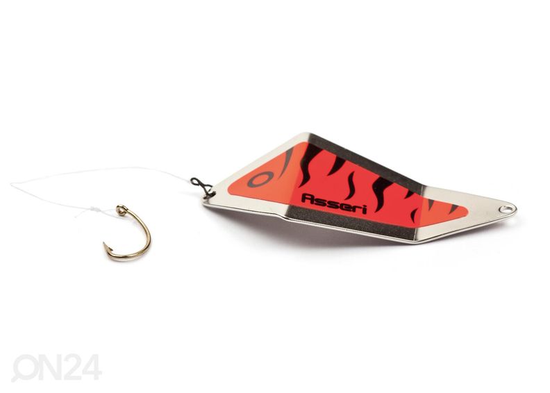 Talilant paalia, haugi ja ahvena püügiks Char Asseri hõbe-punane suurendatud