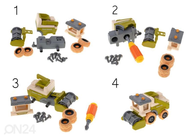 Talumäng kokkupandavate masinatega suurendatud