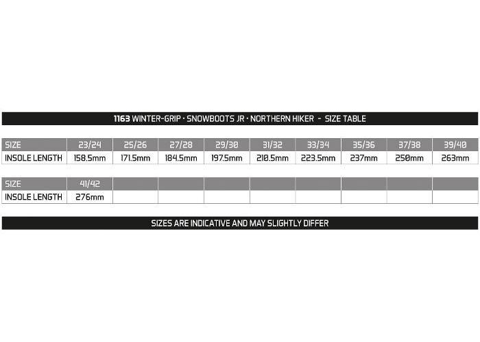 Talvesaapad lastele Northern Hiker suurendatud