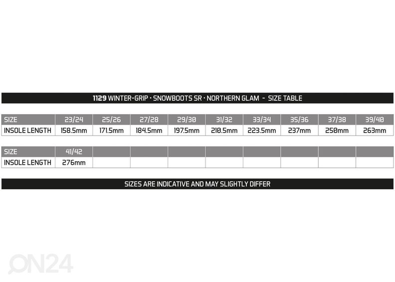 Talvesaapad täiskasvanutele Northern Glam suurendatud