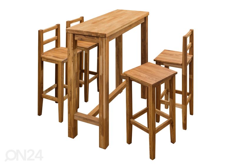 Tammepuidust baarilaud Provans1, õli suurendatud