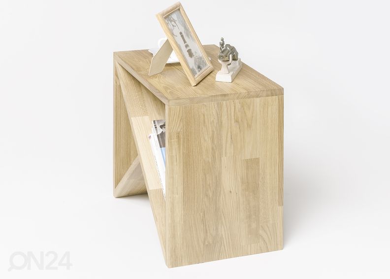 Tammepuidust öökapp Hans3, valge õli suurendatud