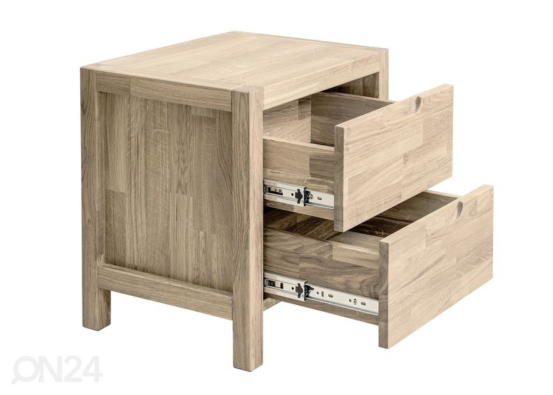 Tammepuidust öökapp Horte, valge õli suurendatud