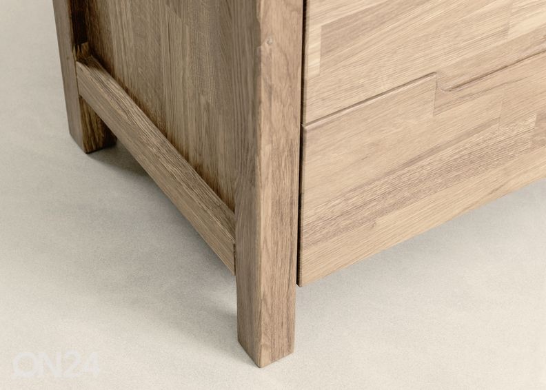 Tammepuidust öökapp Horte, valge õli suurendatud