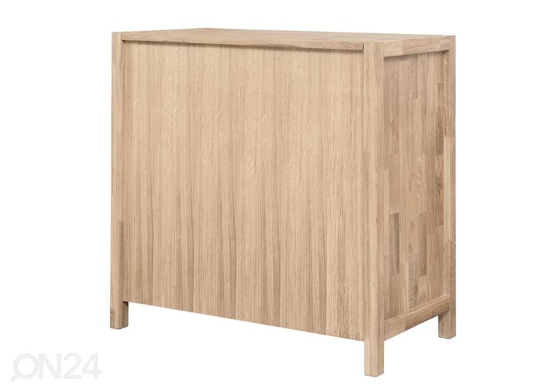 Tammepuidust öökapp Horte, valge õli suurendatud