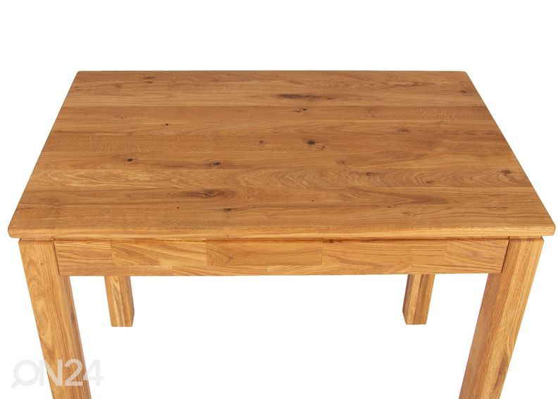 Tammepuidust söögilaud 90x60 cm suurendatud