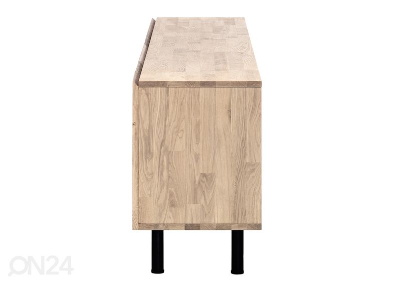 Tammepuidust TV alus Varberg, valge õli suurendatud