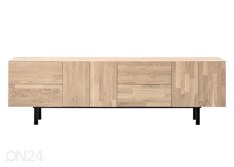 Tammepuidust TV alus Varberg, valge õli suurendatud