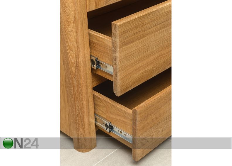 Tammepuidust vitriinkapp Lausenne suurendatud