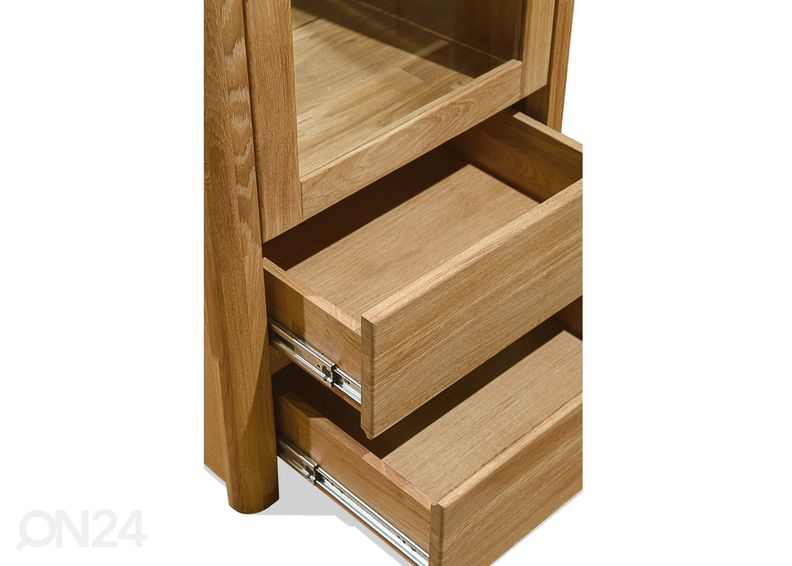 Tammepuidust vitriinkapp Lausenne suurendatud