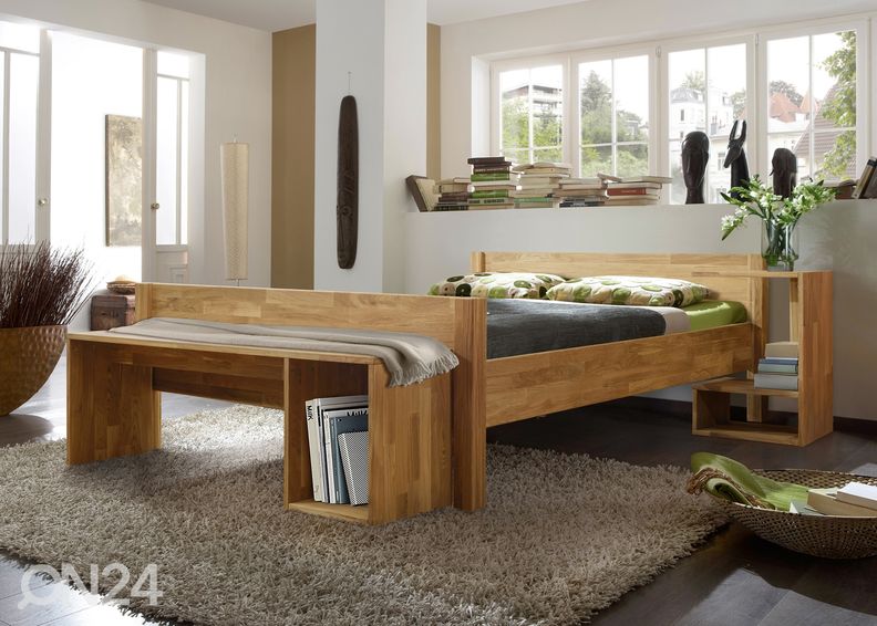 Tammepuidust voodi Hans 140х200 cm suurendatud
