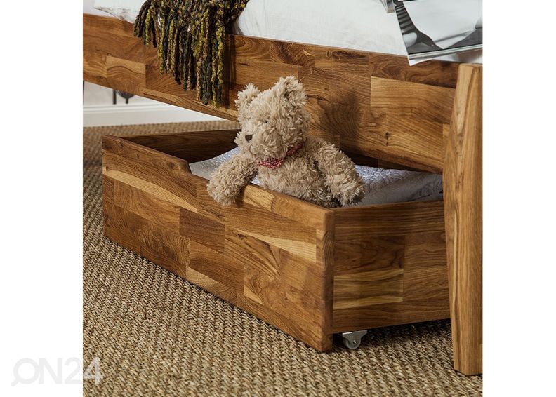 Tammepuidust voodipesukast Elke suurendatud
