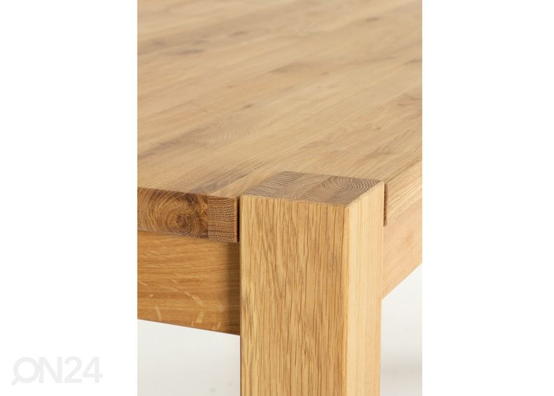 Tammepuust söögilaud 180x90 cm suurendatud