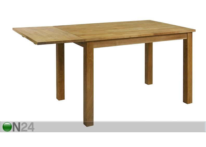 Tammest söögilaua pikendus Gloucester 40x75 cm suurendatud