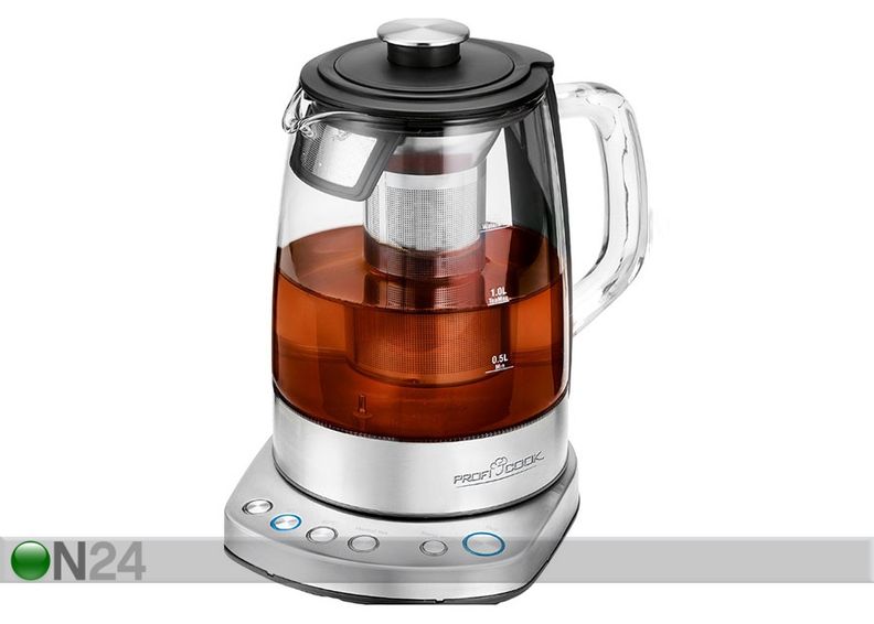 Tee- ja veekeetja ProfiCook 1,5 L PCWKS1167G suurendatud