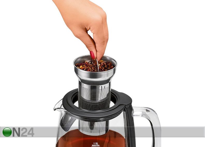 Tee- ja veekeetja ProfiCook 1,5 L PCWKS1167G suurendatud