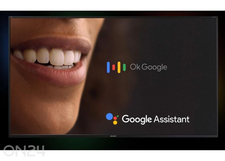 Teler Sharp 55" (139 cm) QLED 4K Ultra HD Google TV, Dolby Vision, Dolby Atmos suurendatud