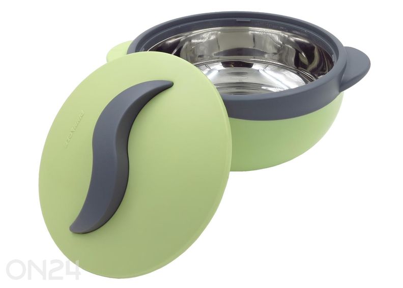 Termospott 2,5 L, oliiv/tumehall suurendatud