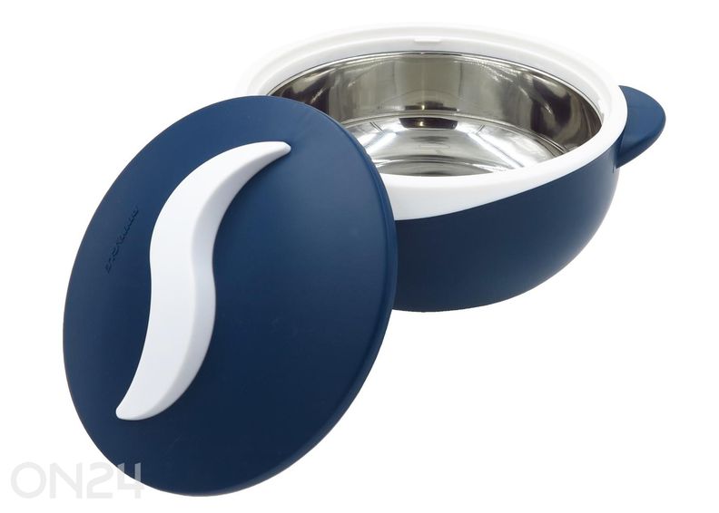 Termospott 2,5 L, sinine/valge suurendatud