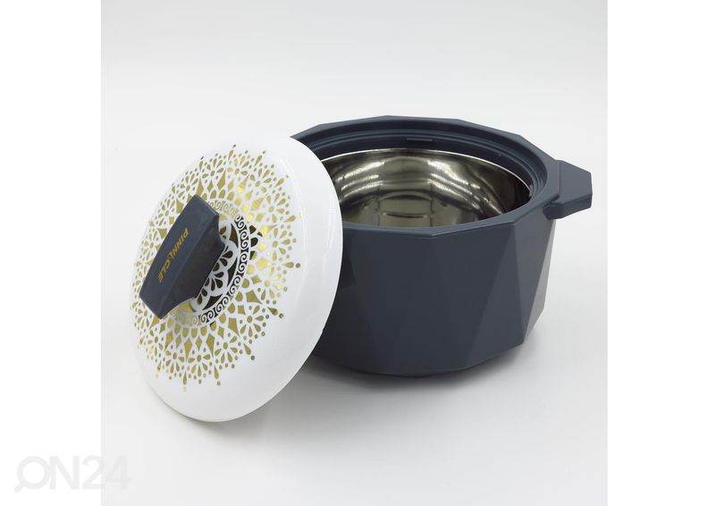 Termospott Teemant 3,0 L tumehall/valge suurendatud