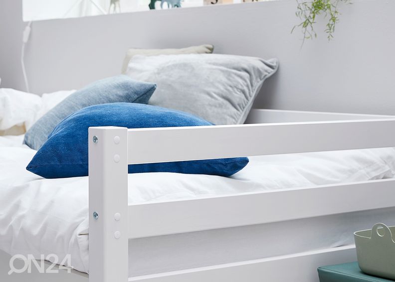 Thuka lastevoodi Actim, valge suurendatud