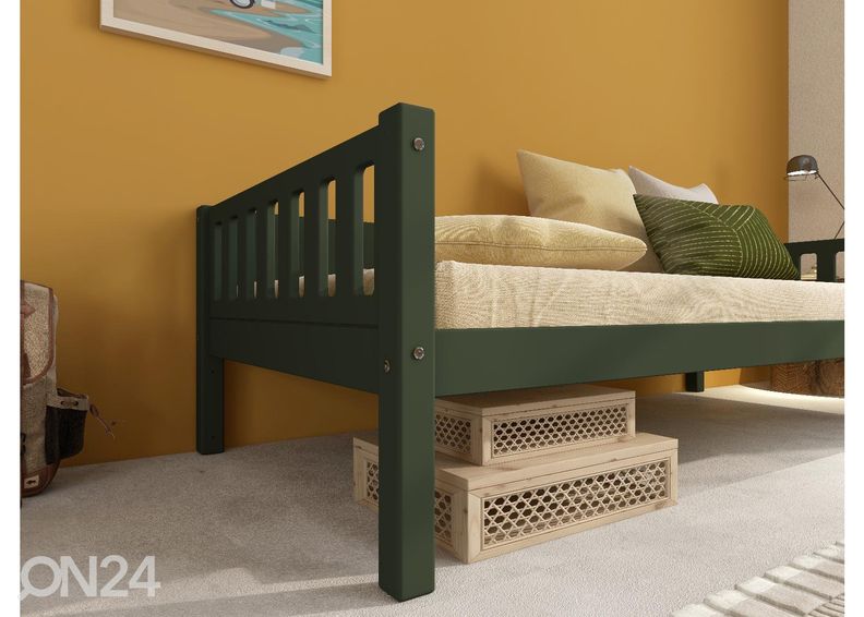 Thuka lastevoodi Viggo, roheline suurendatud