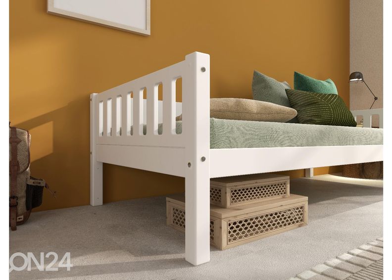 Thuka lastevoodi Viggo, valge suurendatud