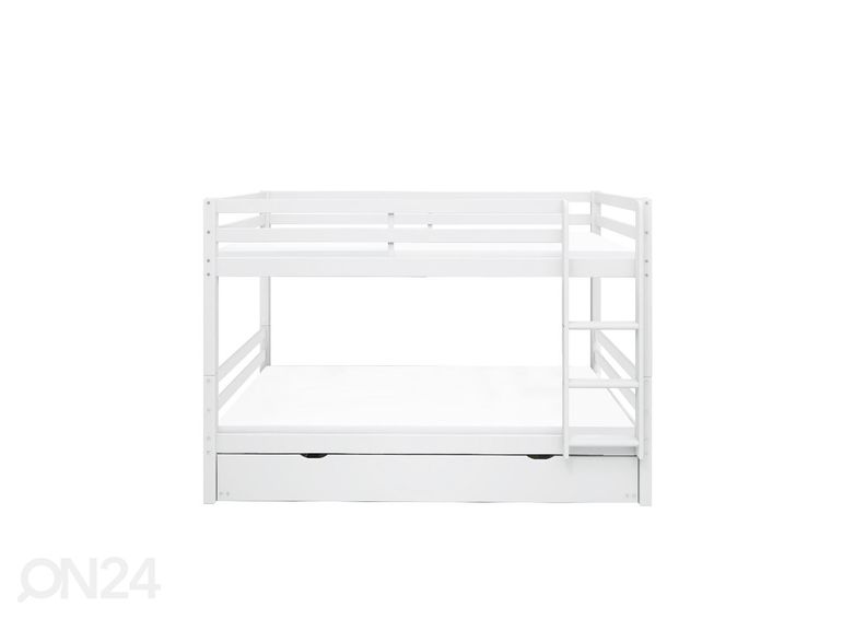 Thuka Narivoodi Actim külalistevoodiga, valge suurendatud