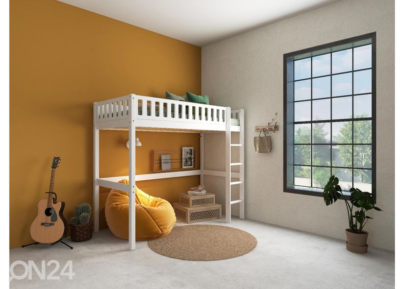 Thuka narivoodi kõrge Viggo, valge suurendatud