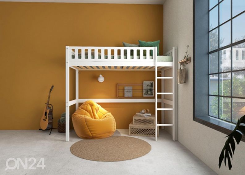 Thuka narivoodi kõrge Viggo, valge suurendatud