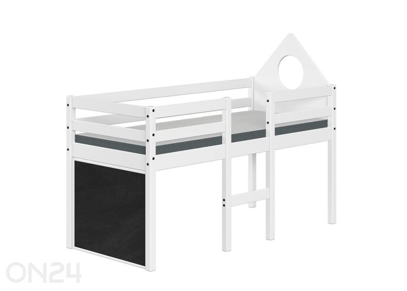 Thuka poolkõrge lastevoodi Alfred 70x160 cm + lisad suurendatud