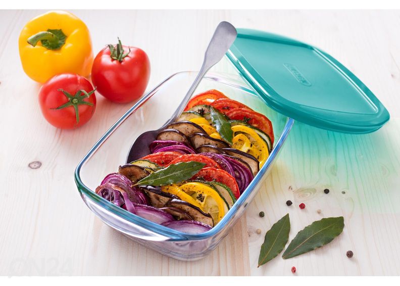 Toidukarp/ahjuvorm Pyrex 2,6 L suurendatud