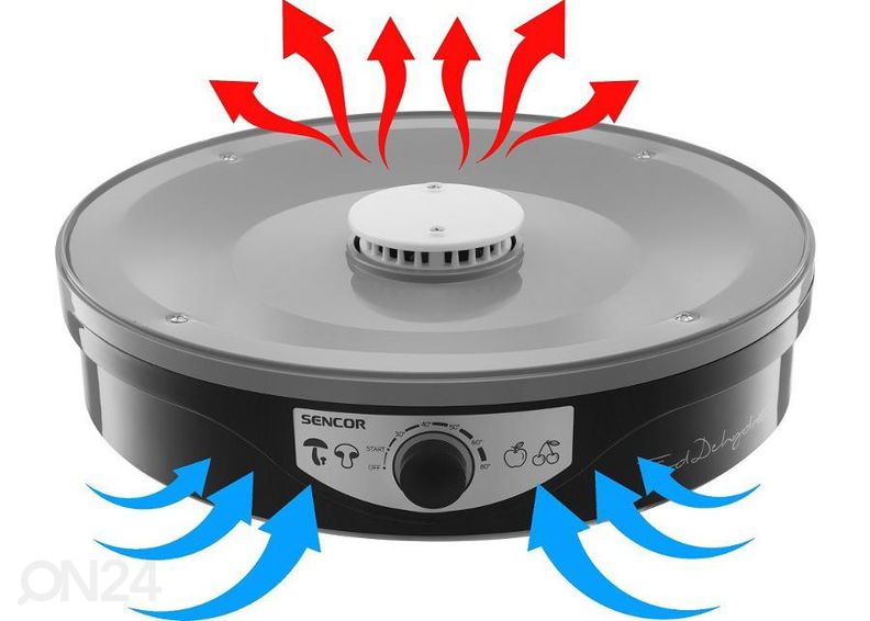 Toidukuivataja Sencor SFD3109BK suurendatud