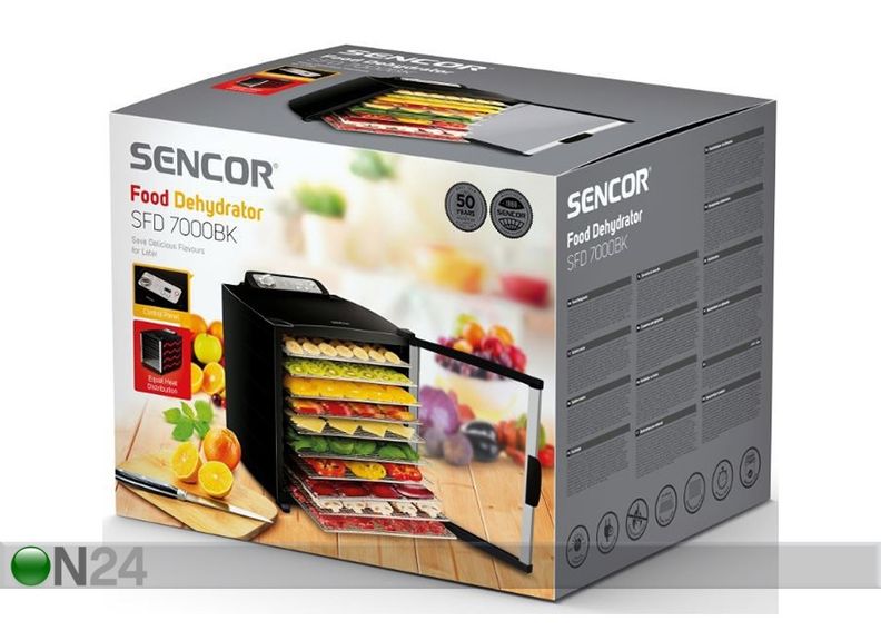 Toidukuivati Sencor SFD7000BK suurendatud