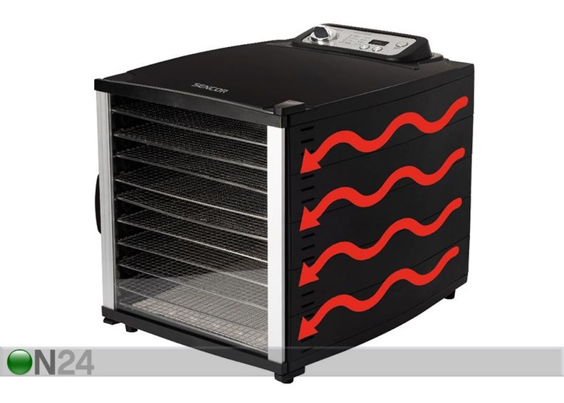 Toidukuivati Sencor SFD7000BK suurendatud