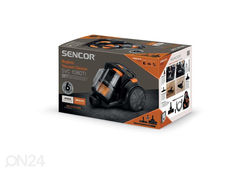 Tolmuimeja Sencor SVC1080BK suurendatud