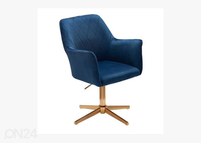 Töötool / söögitool, sinine suurendatud