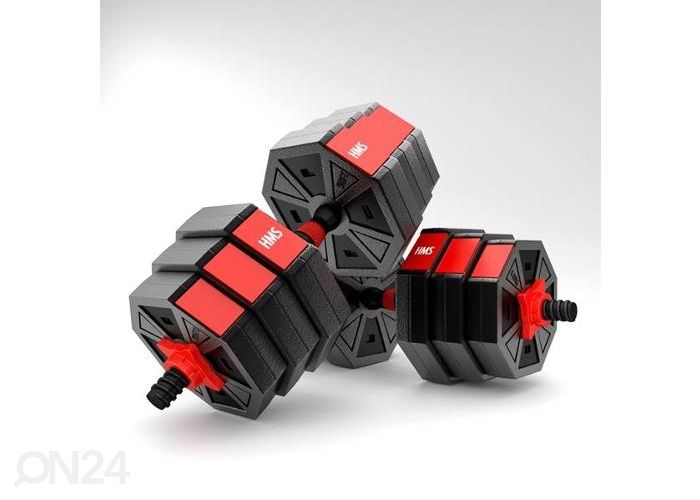 Tõstekang ja hantlid komposiit HMS 20 Kg suurendatud