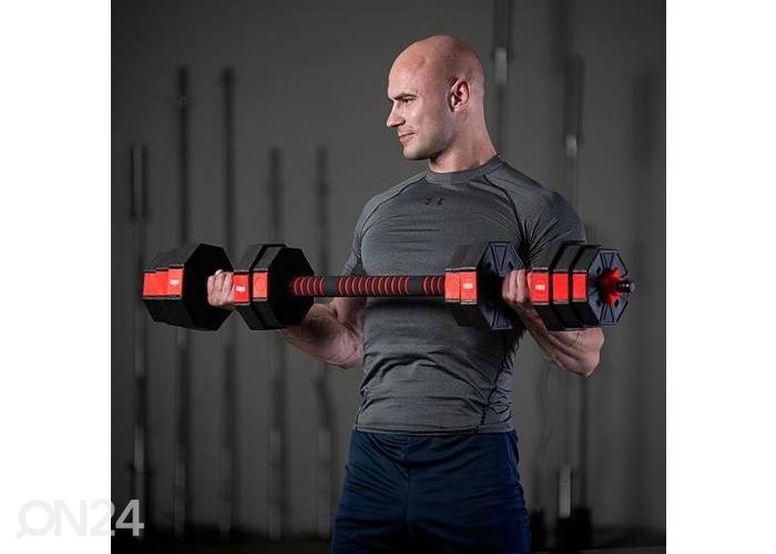 Tõstekang ja hantlid komposiit HMS 20 Kg suurendatud