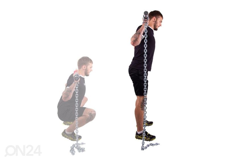 Tõstekettide komplekt Chainbos 2x25kg inSPORTline suurendatud