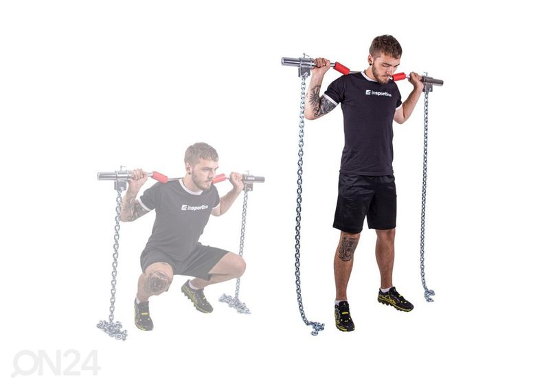 Tõstekettide komplekt Chainbos 2x25kg inSPORTline suurendatud