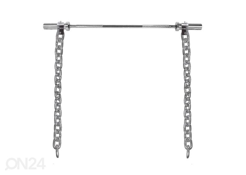 Tõstekettide komplekt koos kangiga Chainbos Set 2x30kg inSPORTline suurendatud