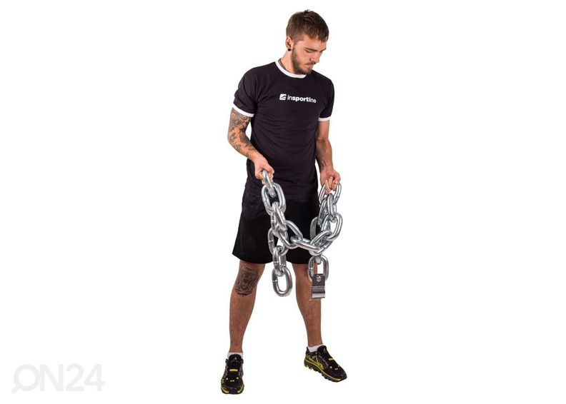 Tõstekettide komplekt koos kangiga Chainbos Set 2x30kg inSPORTline suurendatud