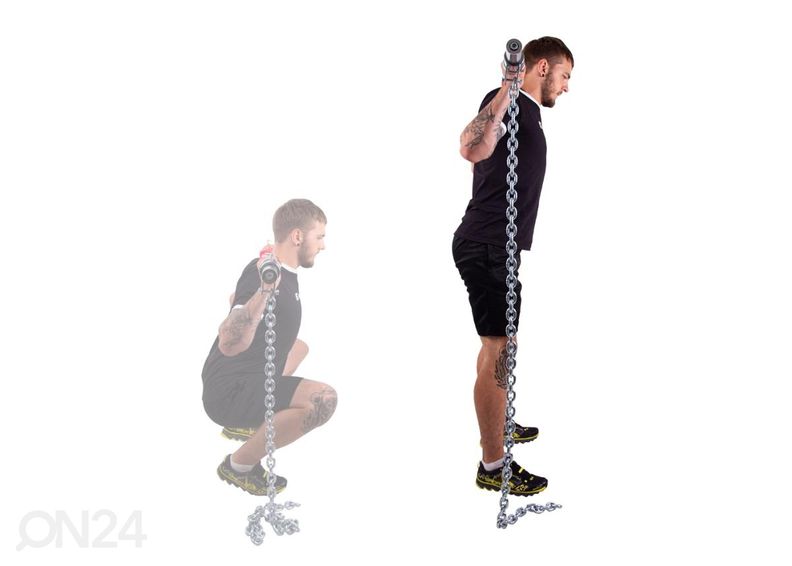 Tõstmiskett treeninguks Chainbos 30kg inSPORTline suurendatud