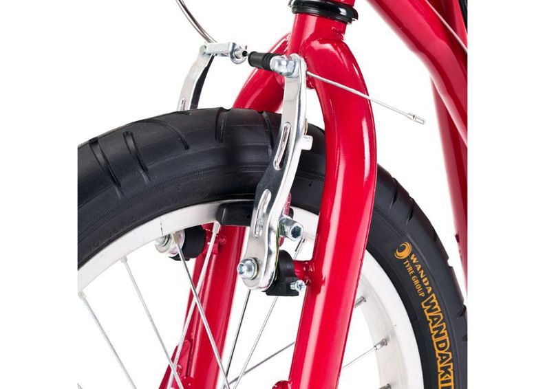 Tõukeratas City WORKER punane suurendatud