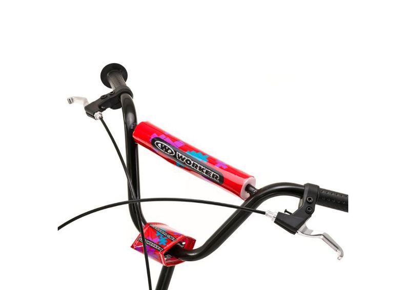 Tõukeratas City WORKER punane suurendatud