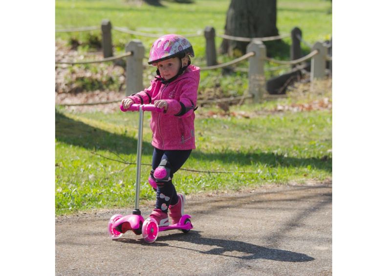 Tõukeratas lastele kolmerattaline helendav Lucerino Worker suurendatud