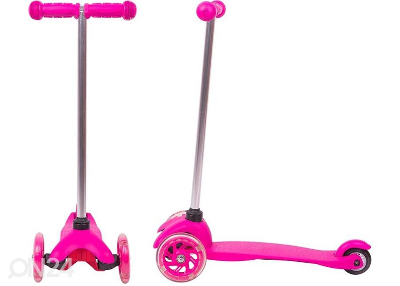 Tõukeratas lastele kolmerattaline helendav Lucerino Worker suurendatud