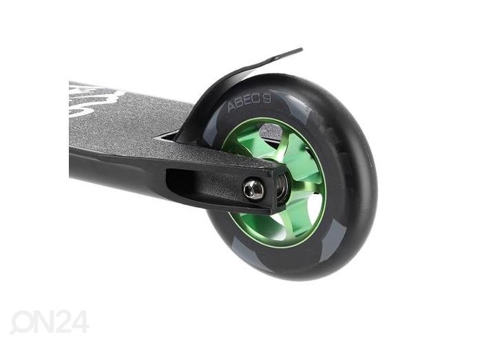 Tõukeratas Nils Extreme roheline-must suurendatud