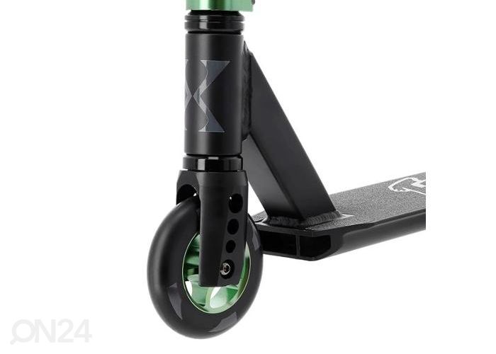 Tõukeratas Nils Extreme roheline-must suurendatud